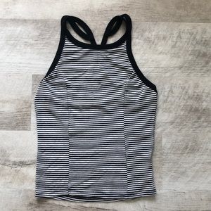Striped Activewear Top